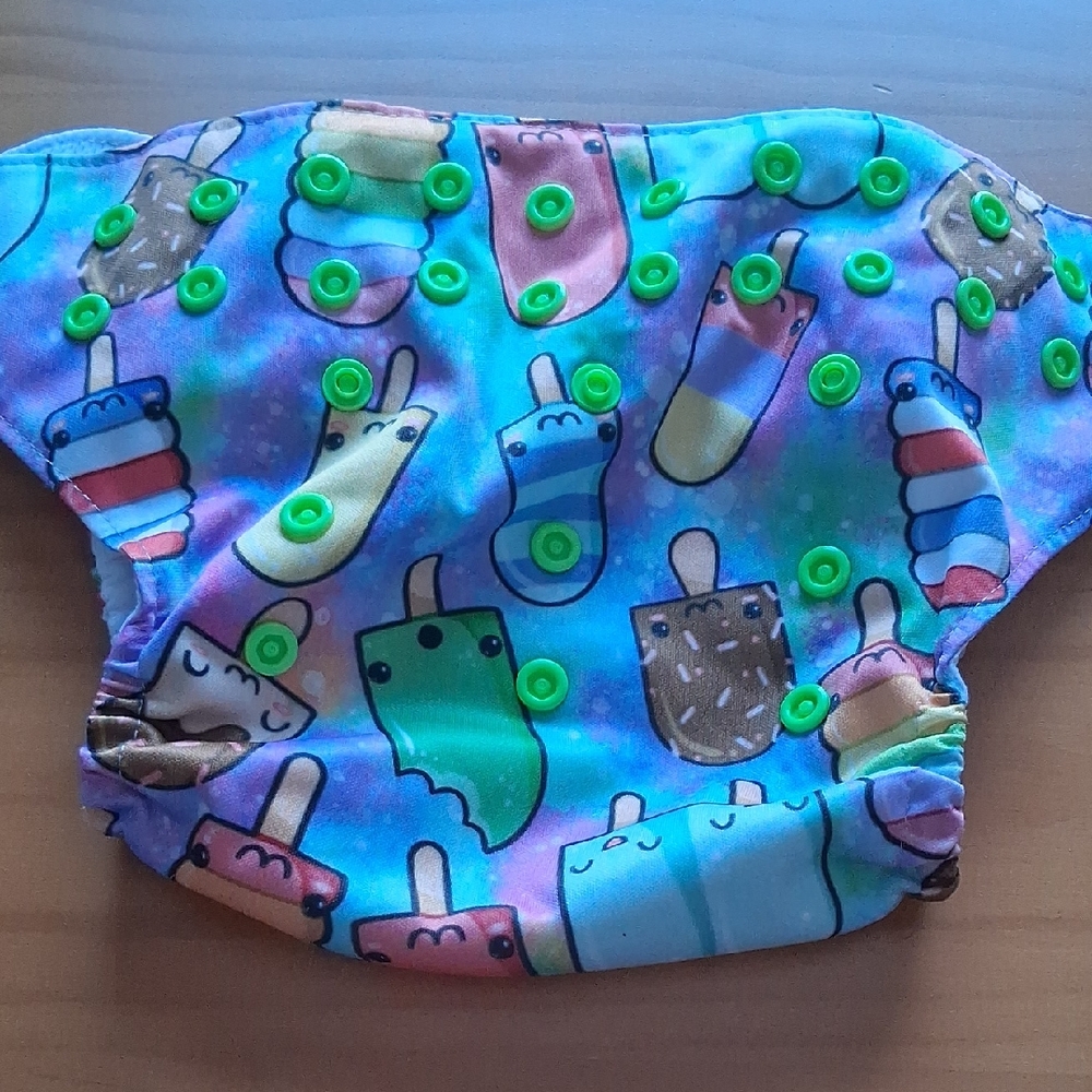 Lush Popsicle Print Kids Diaper Cover
